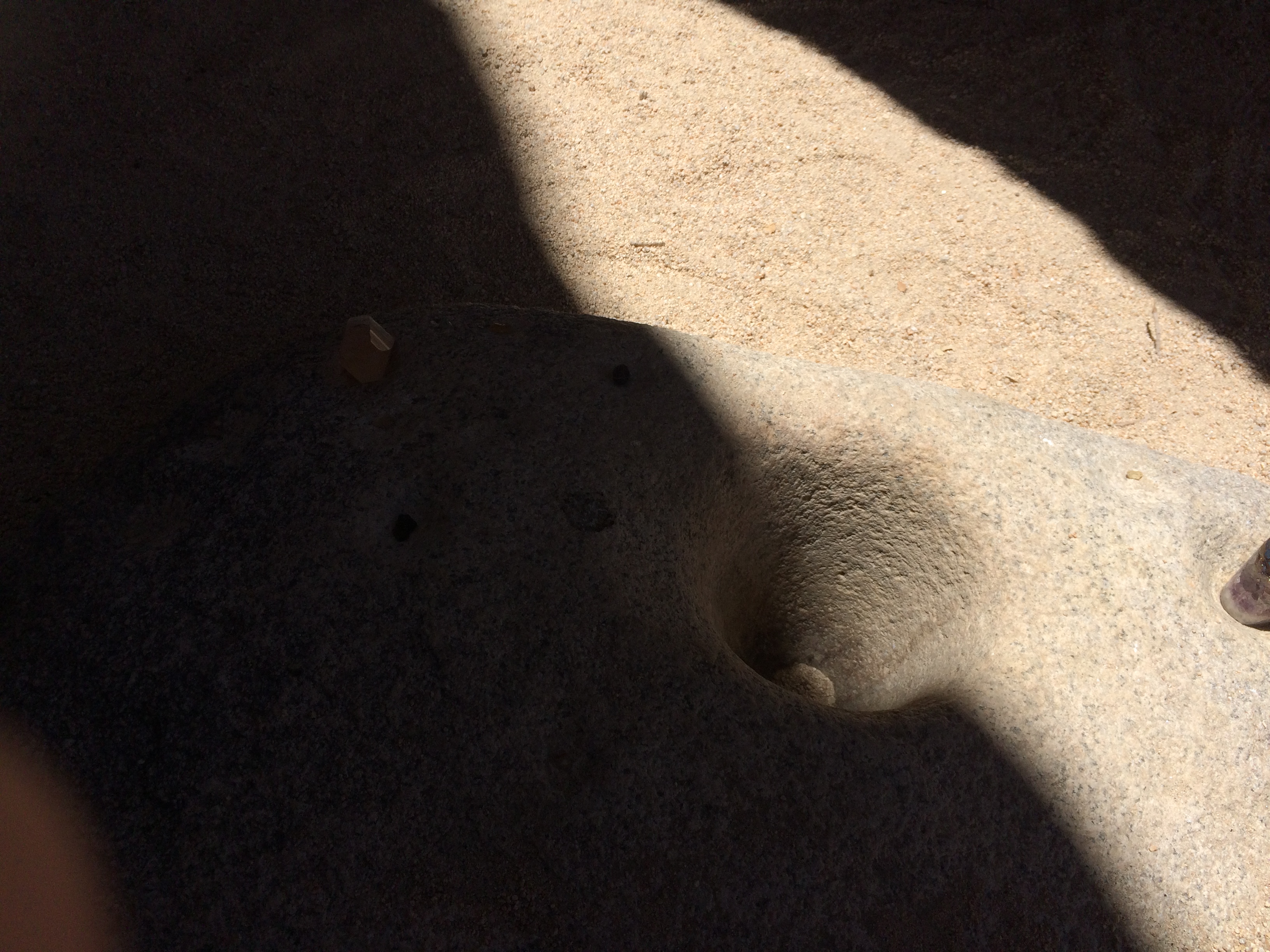 The light of the shaft spills into the cup